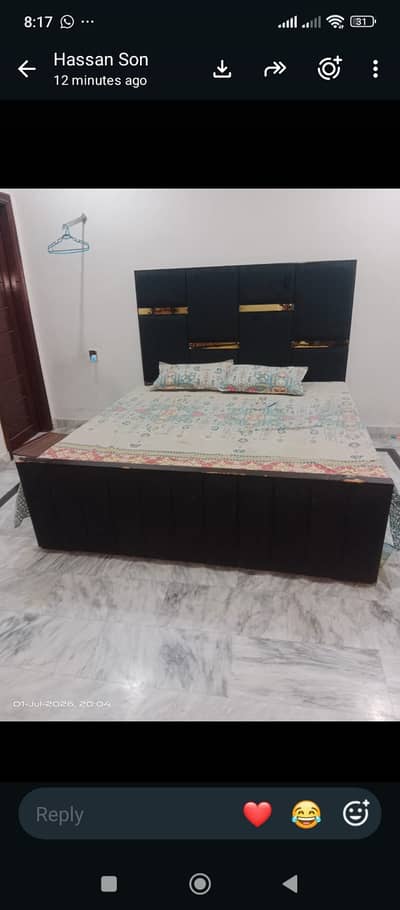 Bed with metres