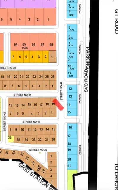 8 Marla proper corner plot for sale in DHA 3 Sector K.