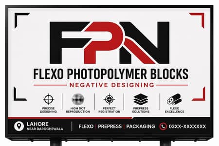 Flexo photopolymer blocks designer needed.