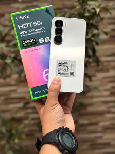 Infinix Hot 60i 16Gb / 256Gb With Box Charger (03284213008)