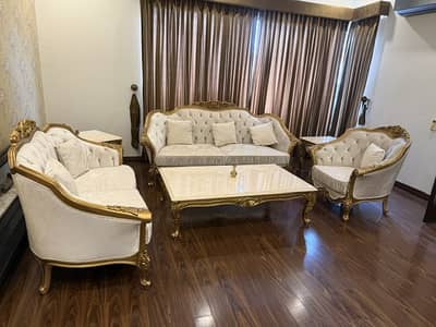 Formal Drawing Dining set with Console