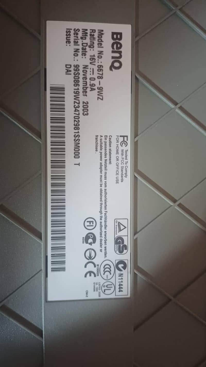 BenQ scanner 7