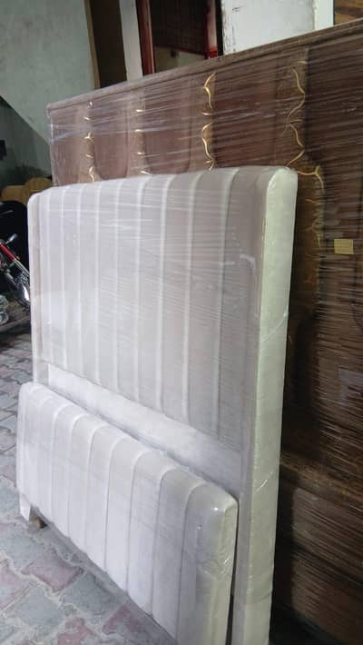 Brand new single white bubble bed