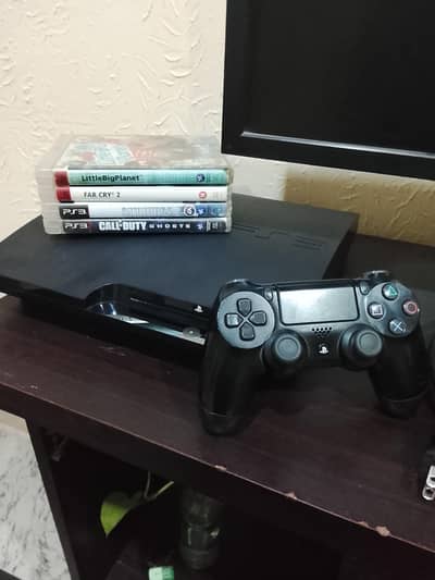 ps3 slim 320 gb jailbreak with 4 disc