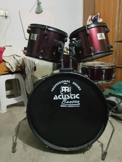 Acoustic Benson Drum kit For sale Urgent 03112763969