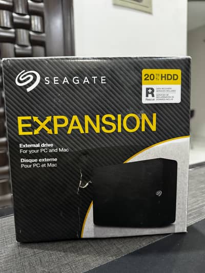 Seagate Expansion 20TB External Hard Drive – Brand New