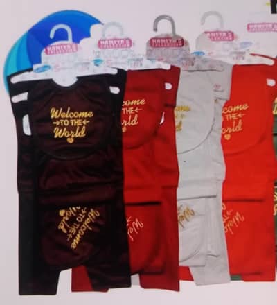 Gift item new born 5 piece starter suit