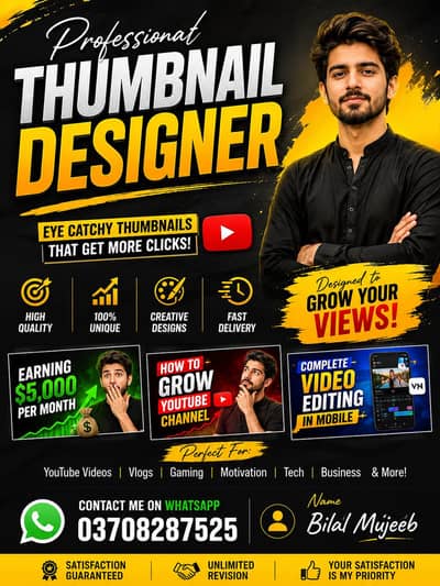 thumnail designer or any kind of poster for your store