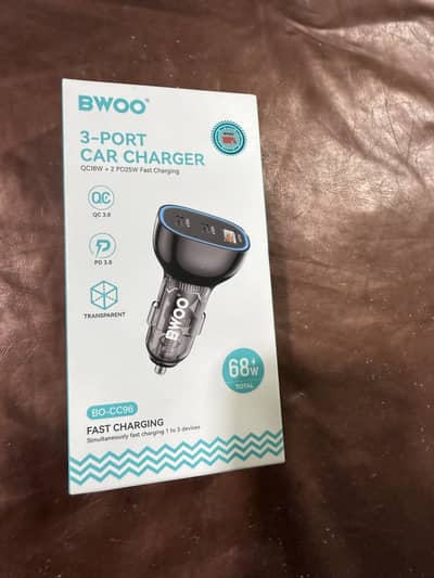 BWOO® 3-PORT CAR CHARGER