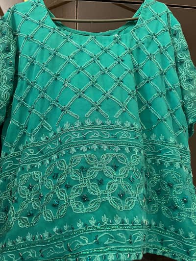 heavy work saree