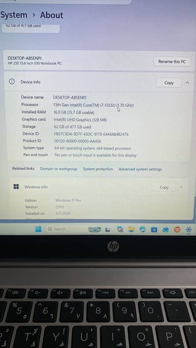 HP I7 13 Generation Notebook
