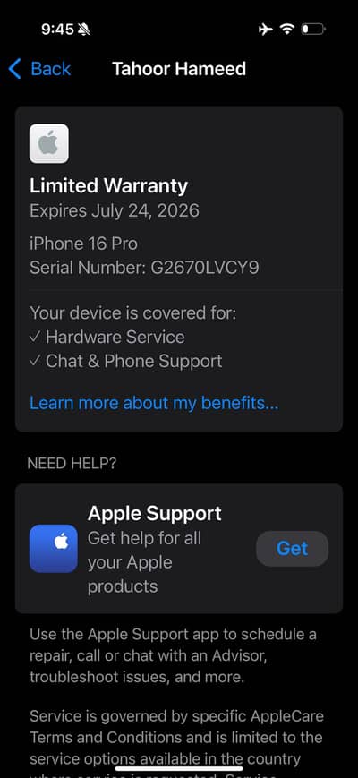 Apple iPhone 16 Pro