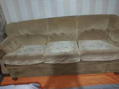 Golden colour Sofa Set