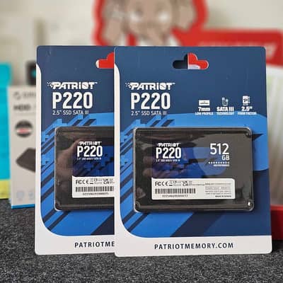 Patriot P22.512GB SSD - 2.5" SATA (New Box pack)