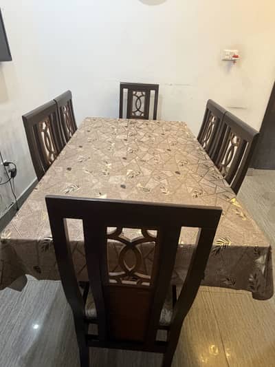 Dining table and chairs