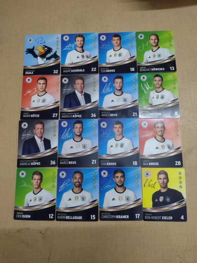 printed signature cards (Germany team )