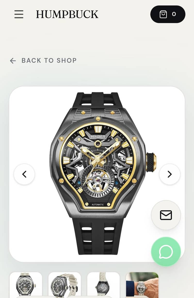 Minber watch automatic 0