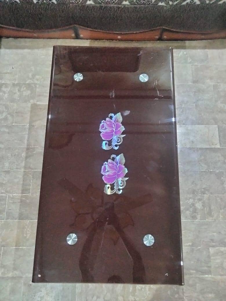 L shape large sofa with table 6