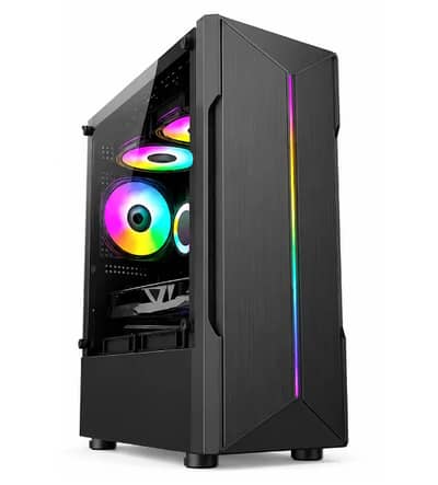 High Performance PC (Ryzon 5 5600X Processor} and 24 Inch LCD