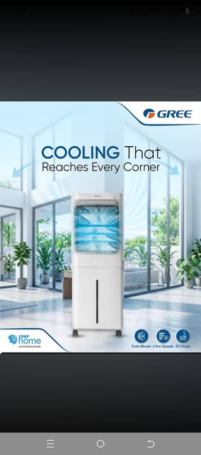 Original Gree GFN-AE300RW 60L New Box Packed Air Cooler with warranty.