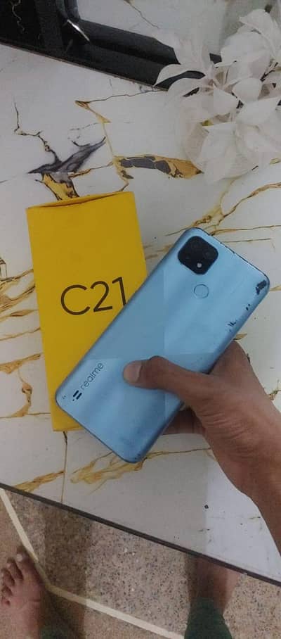 Realme C21 pta prove 3/32 memory all ok condition pic ma Dakh skta hai