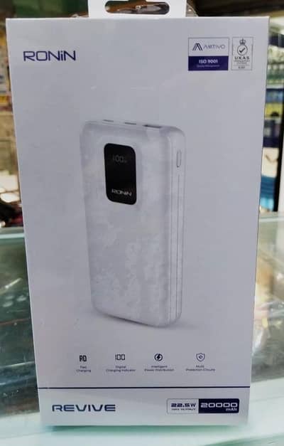 power bank 20 k Ronin vip 22.5w fast charging 4 mobile charging