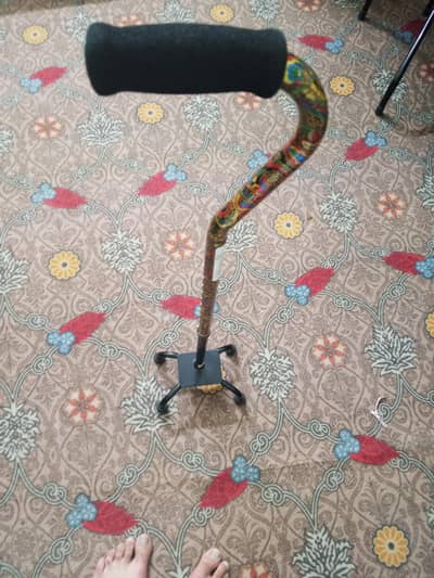 adjustable quad cane 4 prong walking stick