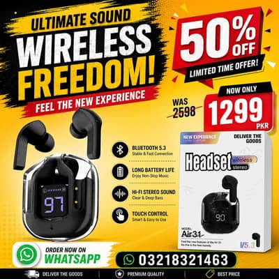 Smart Touch Earbuds 5.3 with voice Assistant