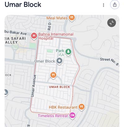 6.67 Marla Plot for Sale in Bahria Town Phase 8 (Rawalpindi)