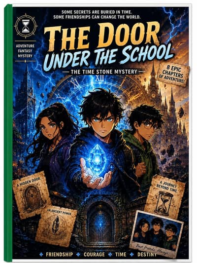 THE DOOR UNDER THE SCHOOL comic book original one of  one l