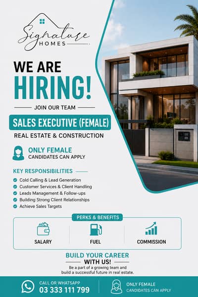 Sales Executive (Female) Cold Calling and Lead Manager