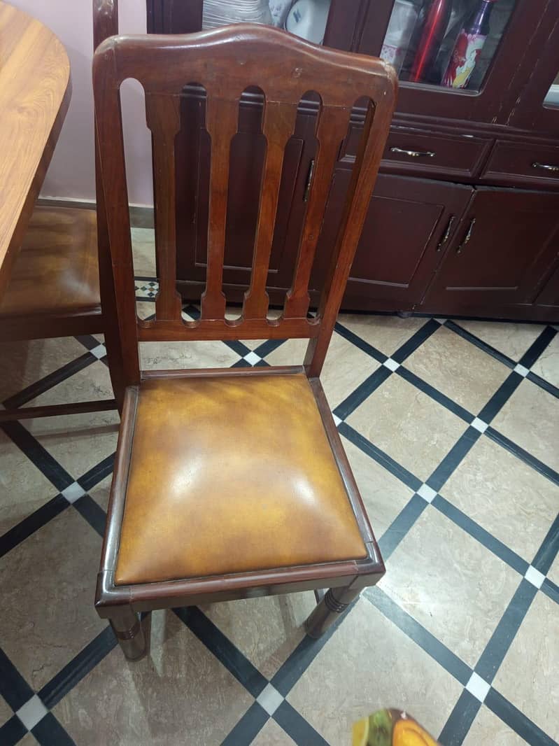 solid wooden dining table 2
