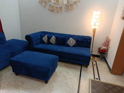 L shape 7 seater sofa very good condition
