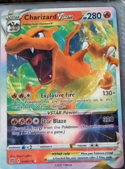 Vstar power Pokemon card