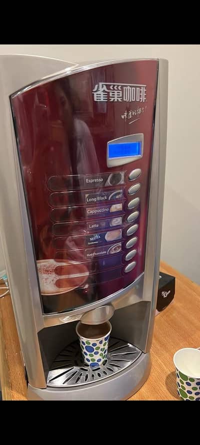nescafe coffe machine . . 8 costom options . .
