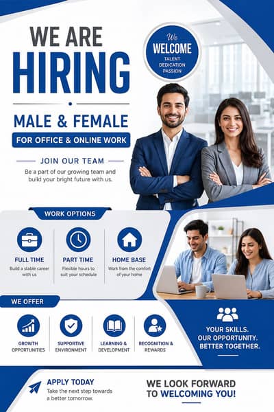 Golden opportunity for job available in Lahore