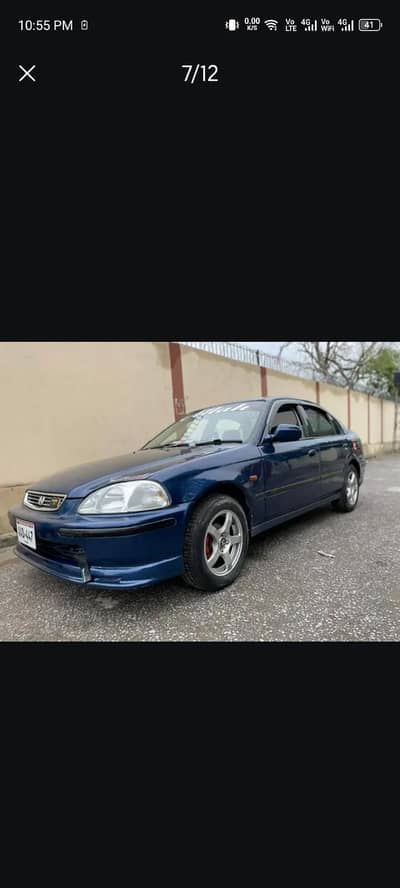 Honda Civic 1996 argent sale