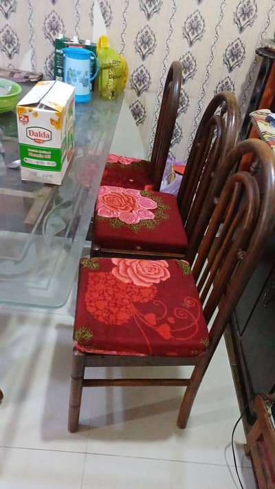 Dining table with chairs
