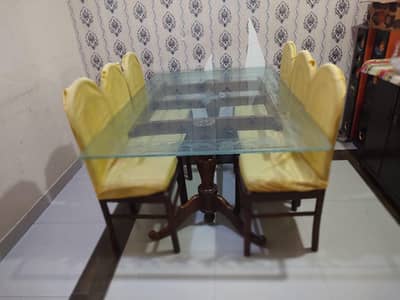 Dining table with chairs