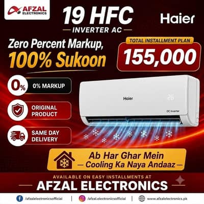 Haier Ac 1 ton & 1.5 ton