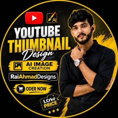 YouTube Thumbnail Design+ Ai image
