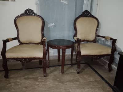 Bedroom Chair's with table