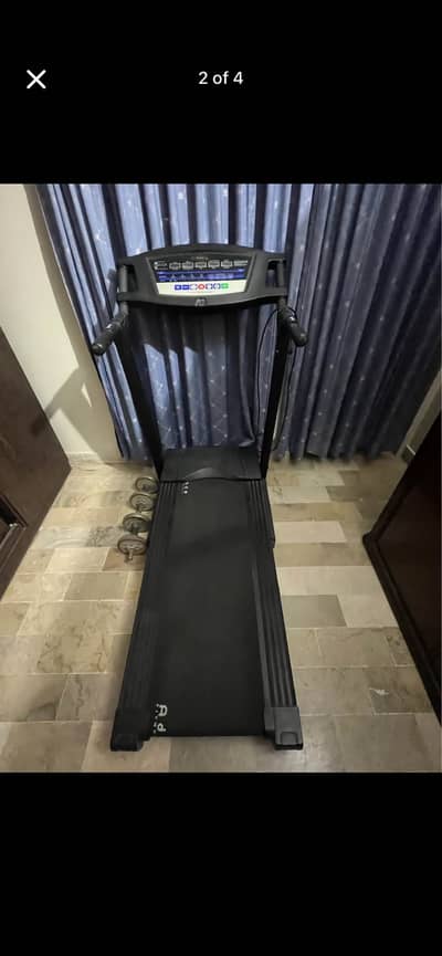 Treadmill bearing 120kg weight, electronic, no incline
