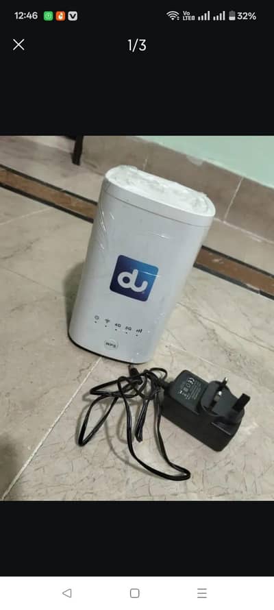 Du wireless router with sim support