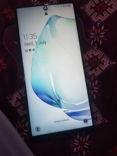 Samsung Mobile Note 10 Plus 5G 12/256GB Screen change imei change