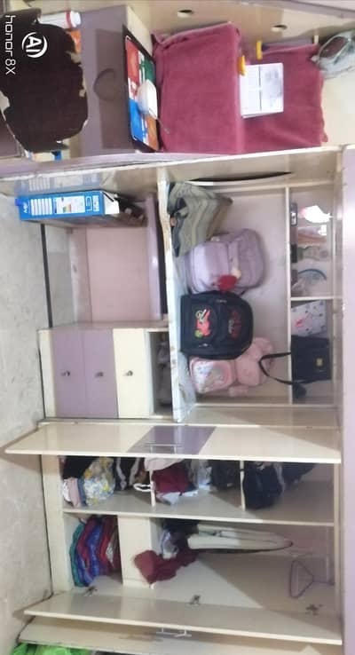 kids bed including cabinet