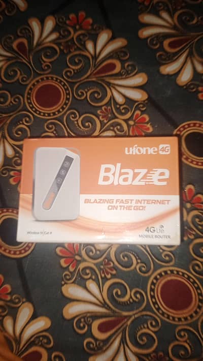 Ufone 4G Blaze Pocket WiFi - 10/10 Box Packed*