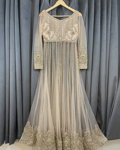 Designer Maha Wajahat Bridal Dress | Brand New | Powder Pink