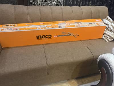 Ingco 20V Pole Saw + Hedge Trimmer with Battery & Charger