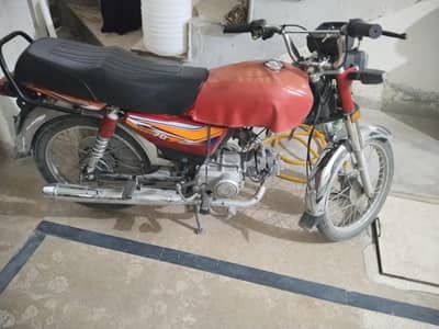high speed 70 cc bike 10 by 10 condition